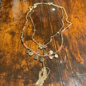 Loft long statement necklace